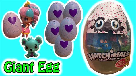 Giant Hatchimals Surprise Egg Filled With Hatchimals Surprise Hatching