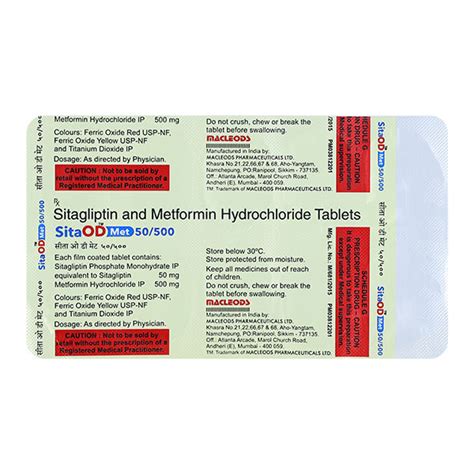 Sita Od Met Tablet S Buy Medicines Online At Best Price