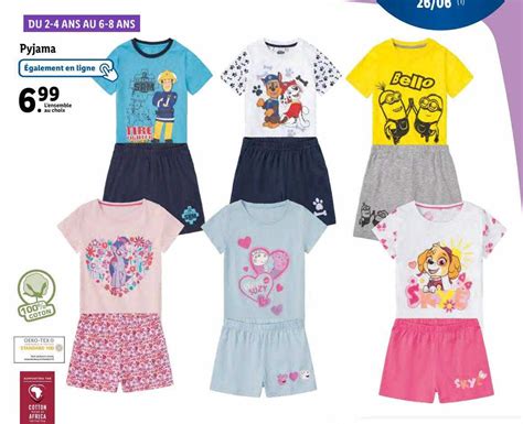 Promo Pyjama Chez Lidl Icatalogue Fr