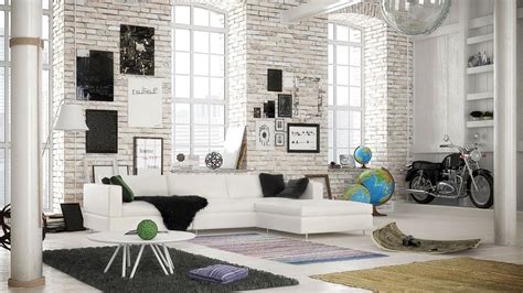 Applying White Brick Wall Interior Design In Living Room Get Ideas Here