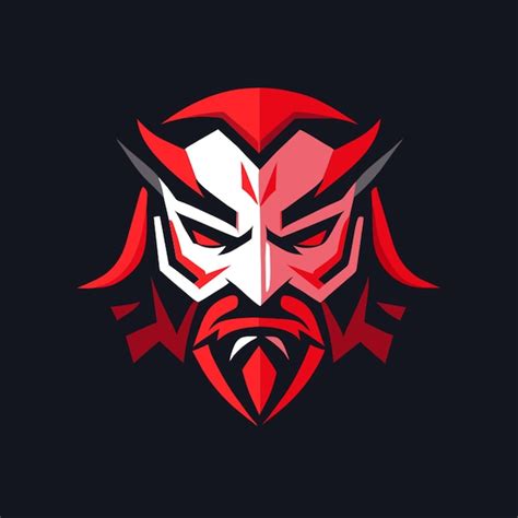 premium vector face logo design template vector illustration