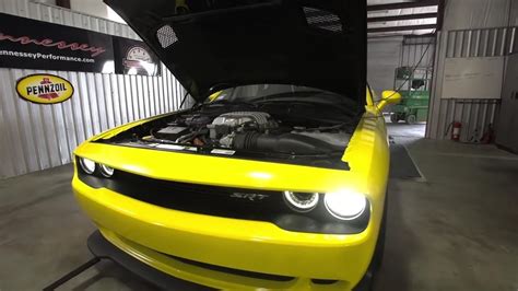 Dodge Challenger Hellcat Dyno Tested At Hennessey Performance Video Picture And Video Top Speed