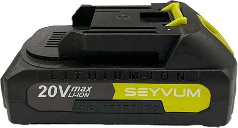 Amazon SEYVUM 20V 2 0AH Brushless Oscillating Tool Battery Tools