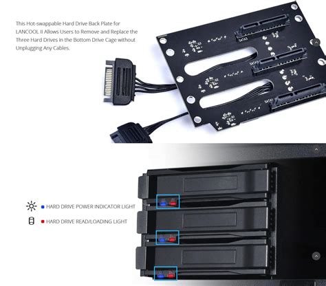 Accessories Cases LANCOOL II X Hot Swappable Back Plate Exclusive For LANCOOL II