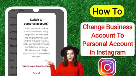 How To Change Business Account To Personal Account In Instagram