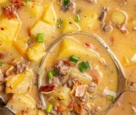 Slow Cooker Creamy Potato Bacon Soup Easy Cooking Recipes