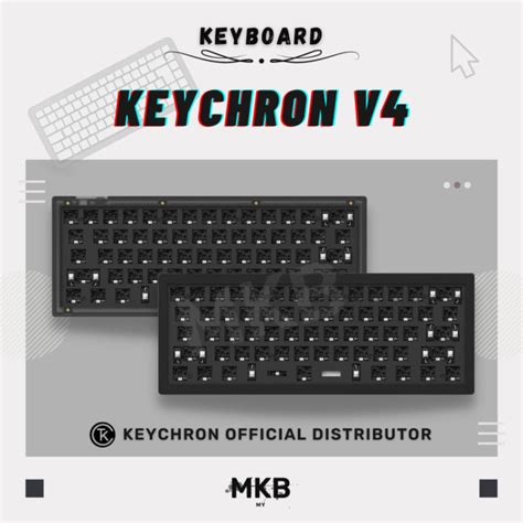 Keychron V Hot Swap Custom Rgb Qmk Via South Facing Screw In Stabilizers Customisable