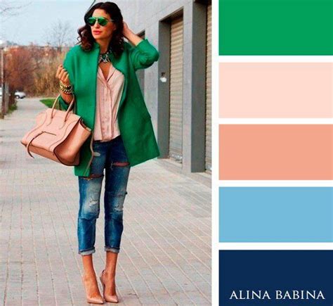 Сочетание цветов в одежде | Combinacion colores ropa, Como combinar ...