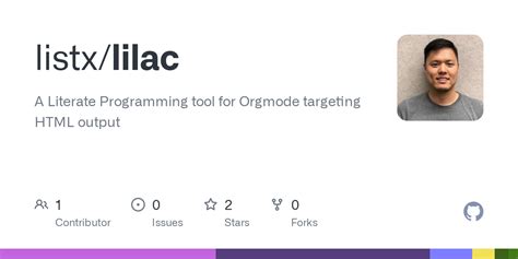 Github Listx Lilac A Literate Programming Tool For Orgmode Targeting