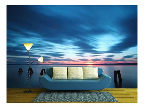 Wall26 Ocean Sunset - Removable Wall Mural | Self-Adhesive Large ...