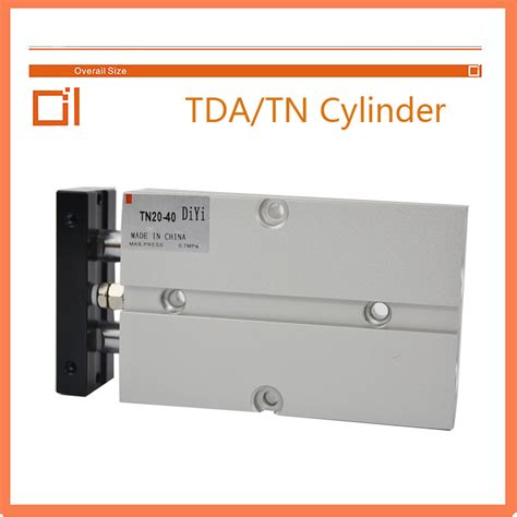 Tda Series Double Shaft Cylinder Guide Rod Cylinder Tn China