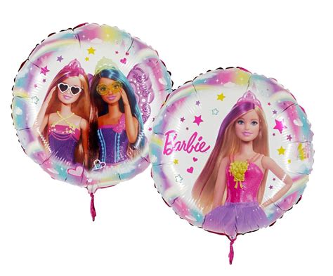 Balon Foliowy okrągły Barbie 46 cm Okazje Festyny Balony Foliowe