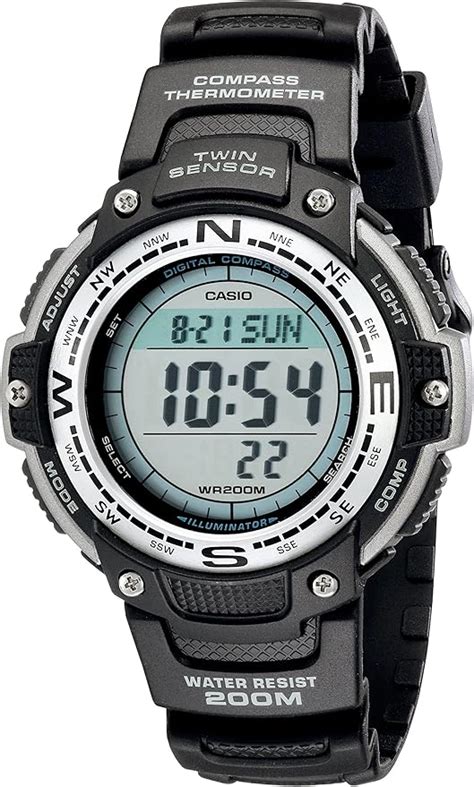 Casio Men S Compass Twin Sensor Sport Watch Digital Sgw V Casio