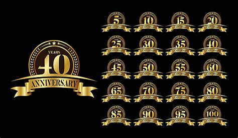 anniversary logo design png transparent images   vector