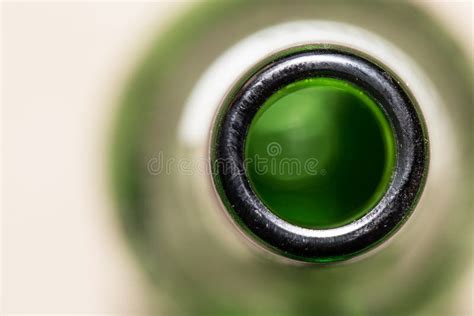 Green Glass Bottle Neck Close Stock Image Image Of Cool Empty 94277611