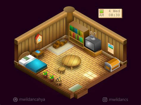 Isometric Room Vector At Vectorified Collection Of Isometric Room