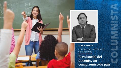 El rol social del docente un compromiso de país