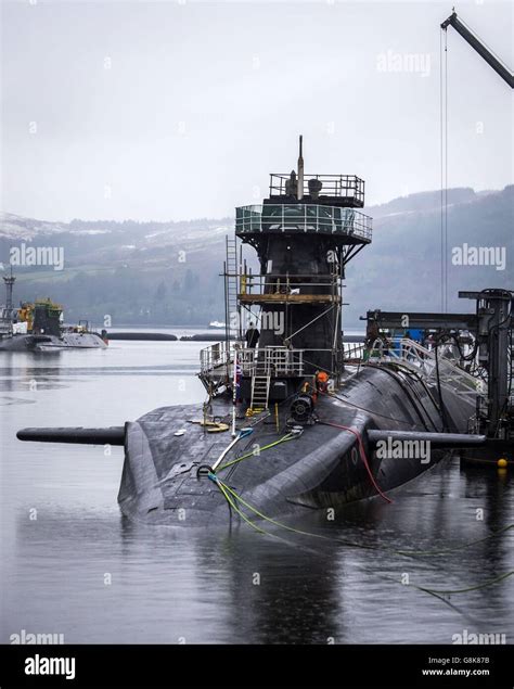 Vanguard Class Submarine Hms Vigilant One Of The Uk S Four Nuclear Warhead Carrying Submarines