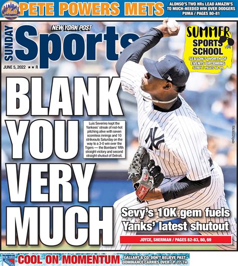 NY Post Cover for June 5, 2022 | New York Post