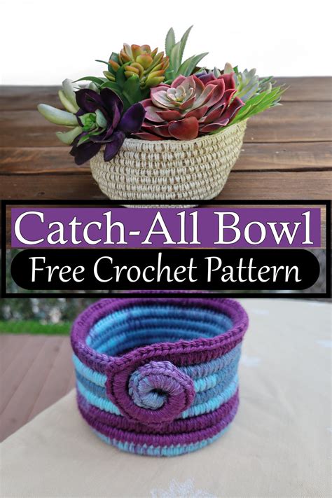 20 Crochet Bowl Patterns For Home Decor