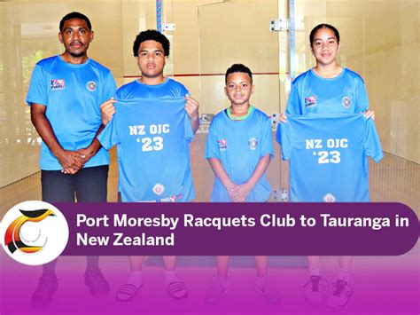 Junior Squash Players Attend Oceania Squash Championship Post Courier