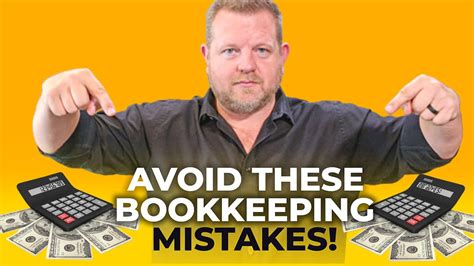 Bookkeeping Basics For Small Business Owners Avoid These Mistakes Youtube