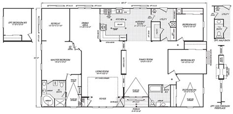 Triple Wide Floor Plans 4 Bedroom | Viewfloor.co