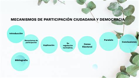 Mecanismos De ParticipaciÓn Ciudadana Y Democracia By Leydi Pizarro On