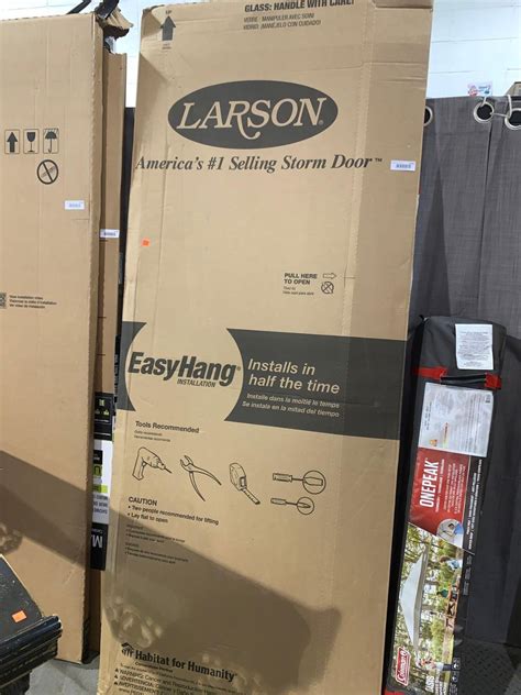 Larson easy Hang Southport midview 32 inch white storm door