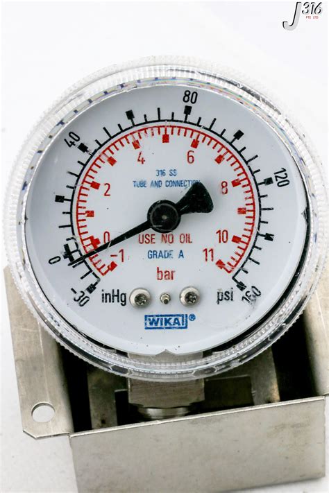 Wika Pressure Gauge Psi Ss Tube And Connection