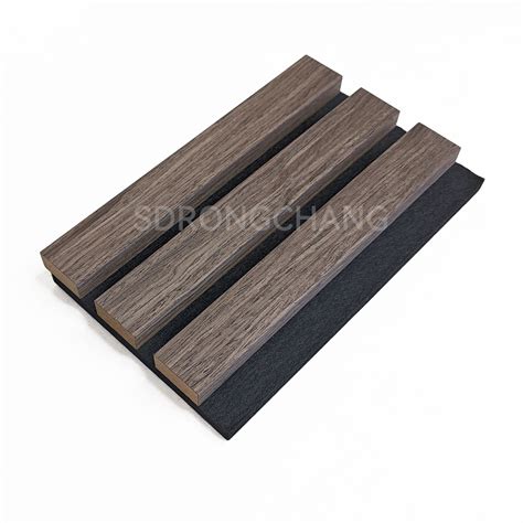 Veneer Oak Customized Akupanel MDF Wall Soundproofing Slat Wooden Fiber