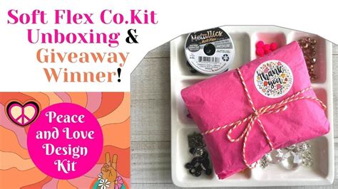 Giveaway Winner Announcement Soft Flex Company Peace Love Kit