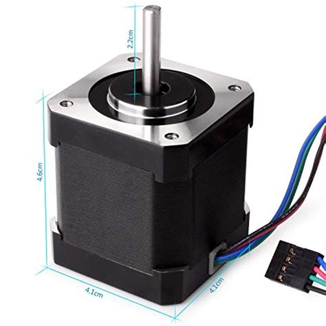 Longrün Stepper Motor Nema 17 Bipolar 48mm 84oz in 59Ncm 2A 4 Lead met