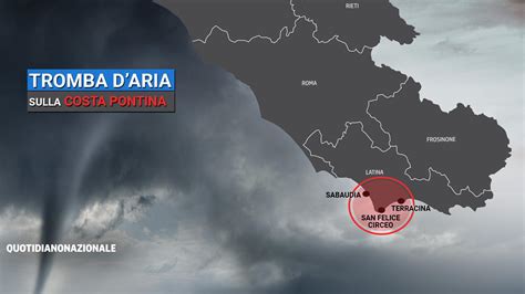 Tromba D Aria Tra Sabaudia E Terracina Serre Distrutte E Case Scoperchiate