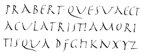 Roman Cursive Font