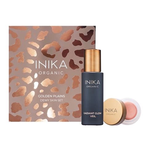 Inika Organic Golden Plains Dewy Skin Set Natuurlijke Make Up