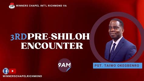 Rd Pre Shiloh Encounter Special Thanksgiving Service Nov