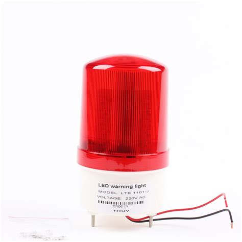 Dc V V Ac V V Red Led Warning Light Lamp Grandado