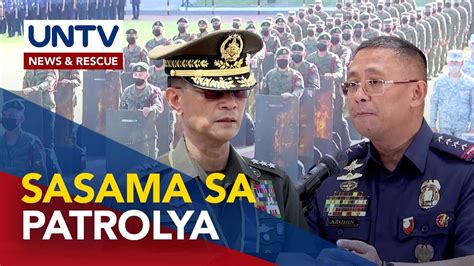 Mga Pulis At Sundalo Magtutulungan Sa Pagbabantay Vs Krimen Ngayong