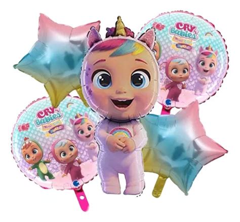 Globos Bebe Llorones Adorno Kit Fiesta Met Licos Elio Aire Mercadolibre