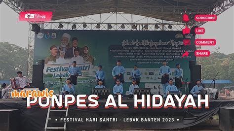 Marawis Ponpes Al Hidayah Festival Hari Santri Lebak Banten