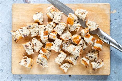 Hot Cross Bun Bread Butter Pudding Helen S Fuss Free Flavours