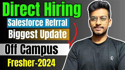 Direct Hiring Off Campus Drive For Batch Fresher