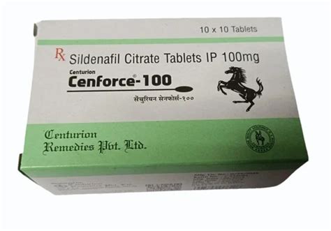 100mg Cenforce Sildenafil Citrate Tablets Ip At Rs 3000 Box