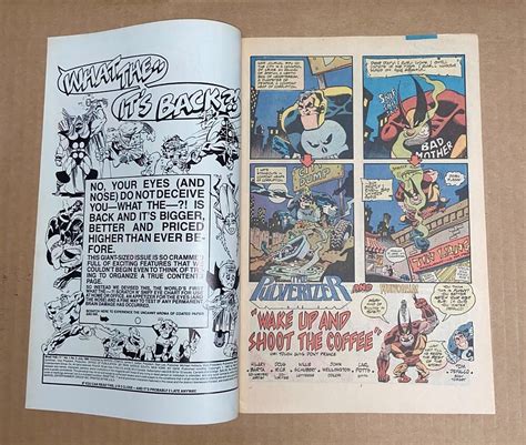 What The 5 8 0 VFN Punisher Wolverine July 1989 Comic