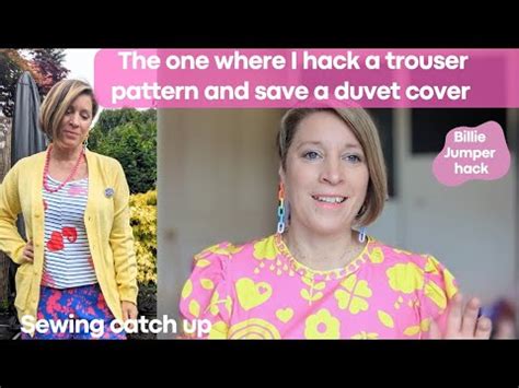 Sunday Sews Ultimate Trousers Recycling A Duvet Cover Plans YouTube