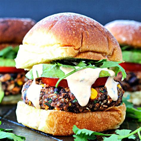 Black Bean And Quinoa Veggie Burgers The Foodie Physician