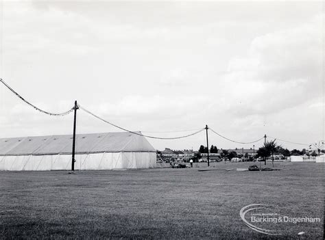 Dagenham Town Show 1965 Showing The Broadwalk And Marquee 1965