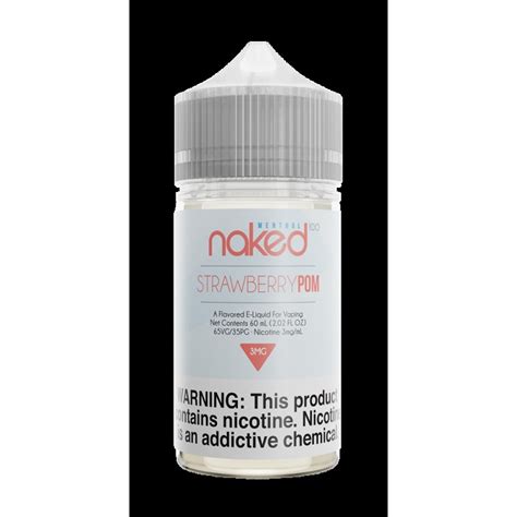 Strawberry Pom Brain Freeze By Naked Ml Vape Juice