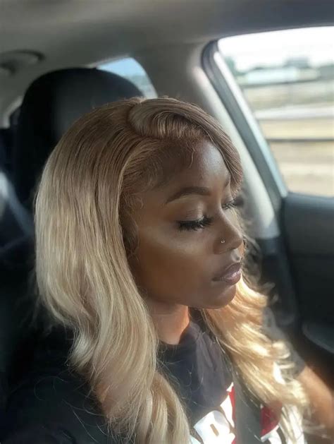 Ash Blonde Layered Hair X HD Lace Wig Human Hair D Body Wave